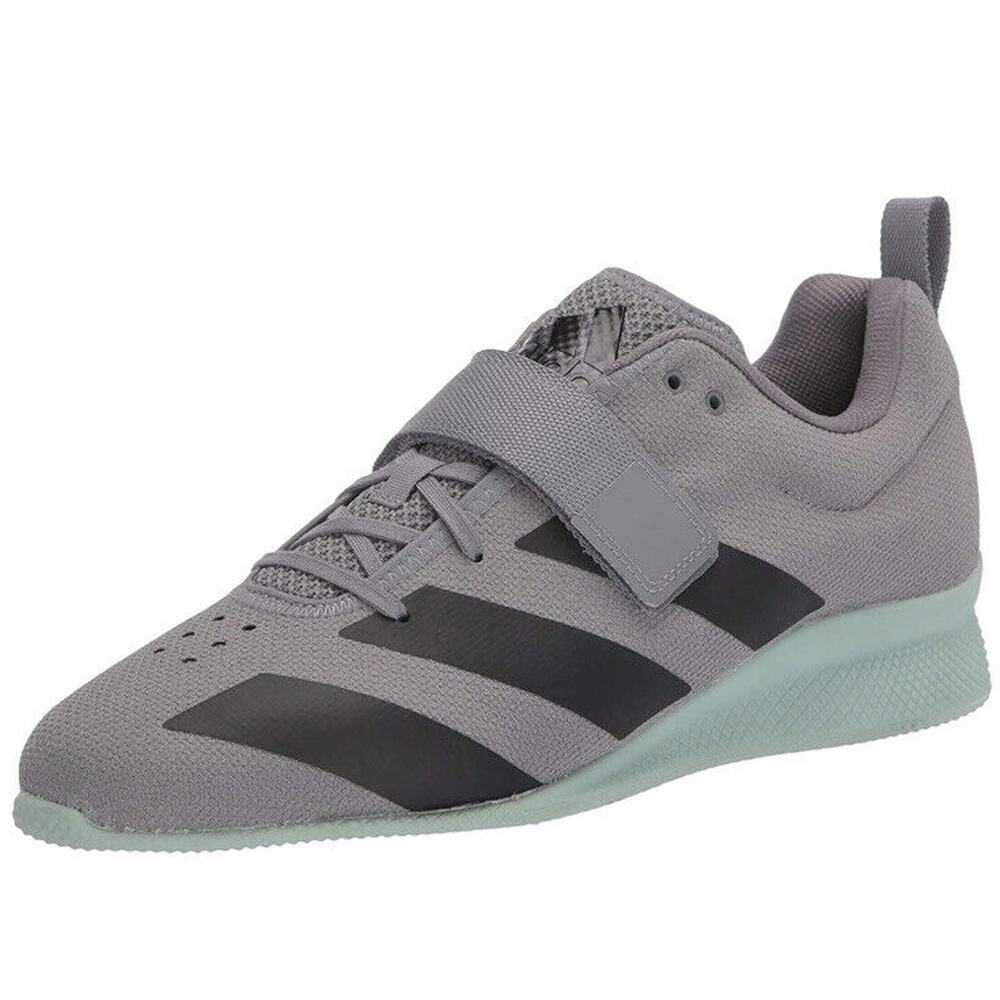 New Adidas Adipower Weightlifting II Sz 14.5 Men's Shoes Gray Green EG1215‎